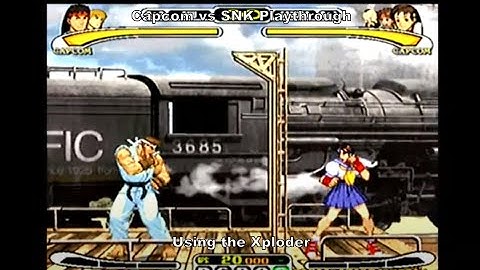 Capcom vs SNK Ryu/Ken Playthrough using the Dreamcast Xploder :D #Dreamcast #Sega #CheatCodes #Retro