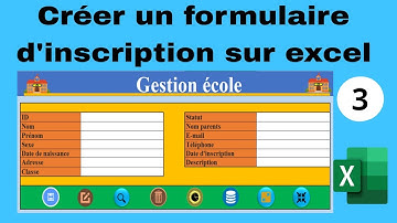 👉 Créer un Formulaire d’Inscription sur Excel | Tutoriel VBA, Macro et Base de Donnée