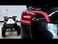 Model 3 & Y Smoked Tail Light Center Vinyl Wrap Overlays