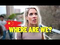 Arriving at our next destination in china confused 