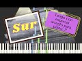 Sur | Tango | Especial arreglo para piano