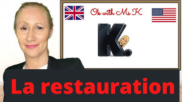 LA RESTAURATION. Comment prendre une commande ?