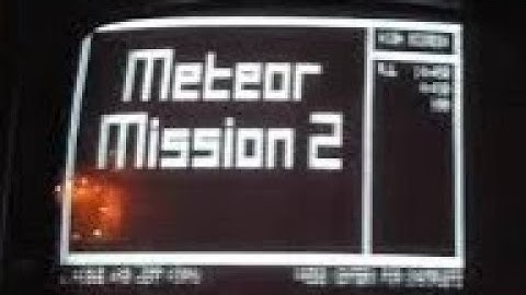 Level 3 of Meteor Mission 2 for TRS 80 Model 1 Computer 