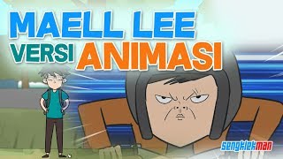 MAELL LEE DIBODOHIN SAMA PELANGGAN VERSI ANIMASI - KARTUN LUCU