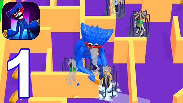 Poppy Hide N Seek - Gameplay Walkthrough Part 1 All Levels (Android,iOS)