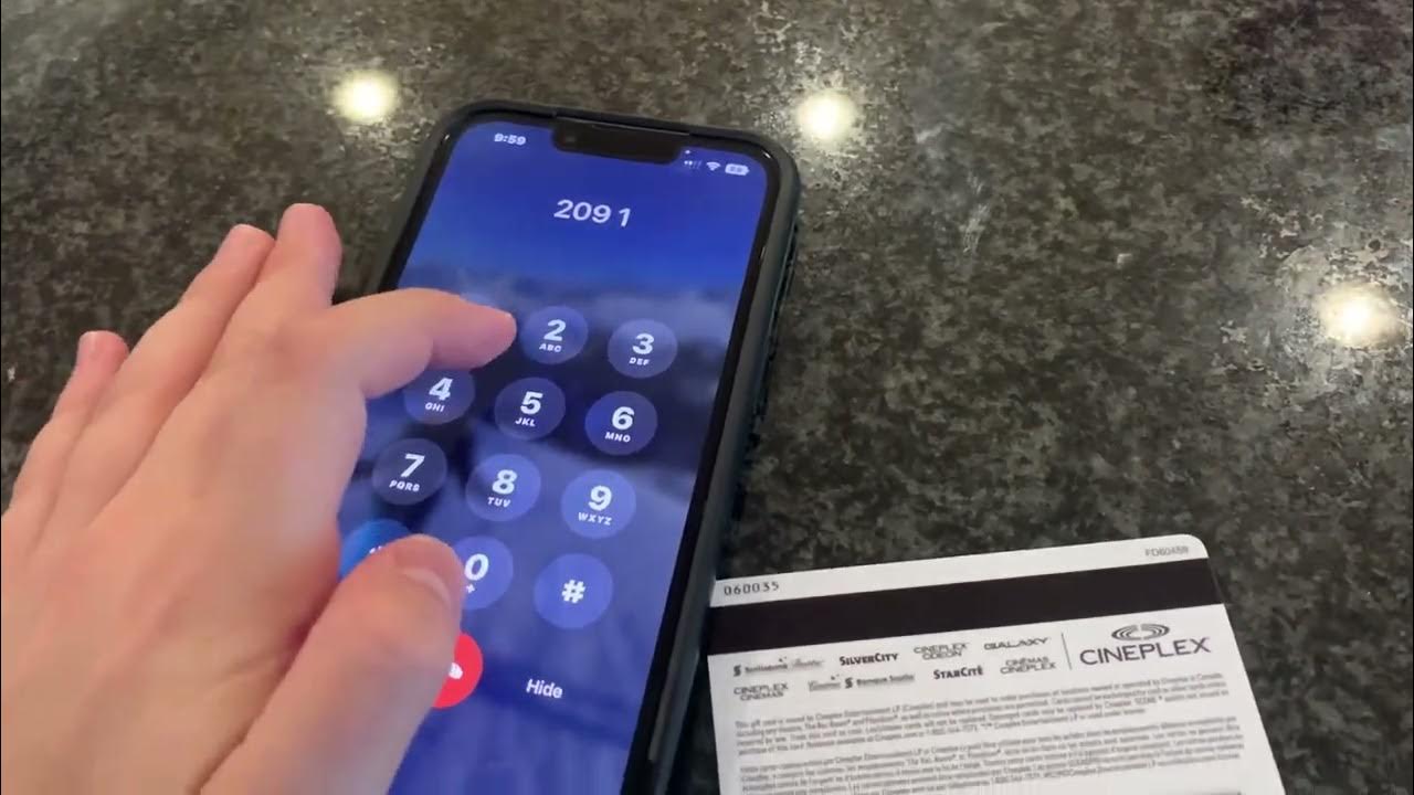 How to check the price of your cineplex gift cards YouTube