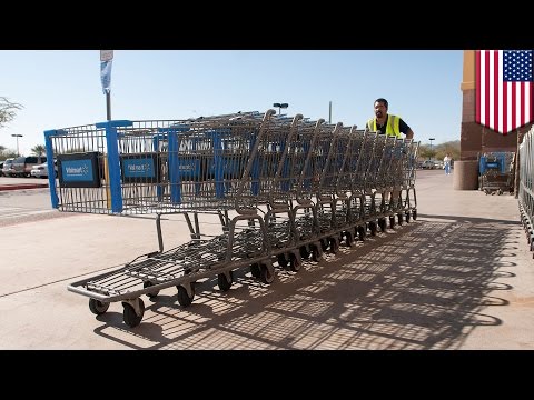 ．沃爾瑪的購物車可以自動駕駛和自動跟隨