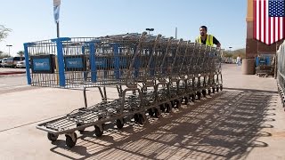 Self-driving shopping carts: Walmart patents completely unnecessary technology - TomoNews screenshot 2