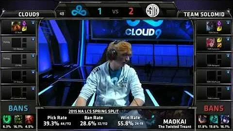 TSM vs Cloud 9 | Game 4 Grand Finals S5 NA LCS Spring 2015 playoffs | Team Solomid TSM vs C9 G4