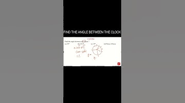 Clock reasoning Find the angle between the clock #bankpreparation #clockquestions #clock #education