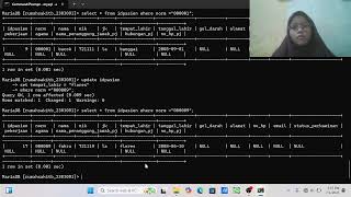 vidio ke-3 tugas materi create, read, update, dan delete dari data identitas pasien