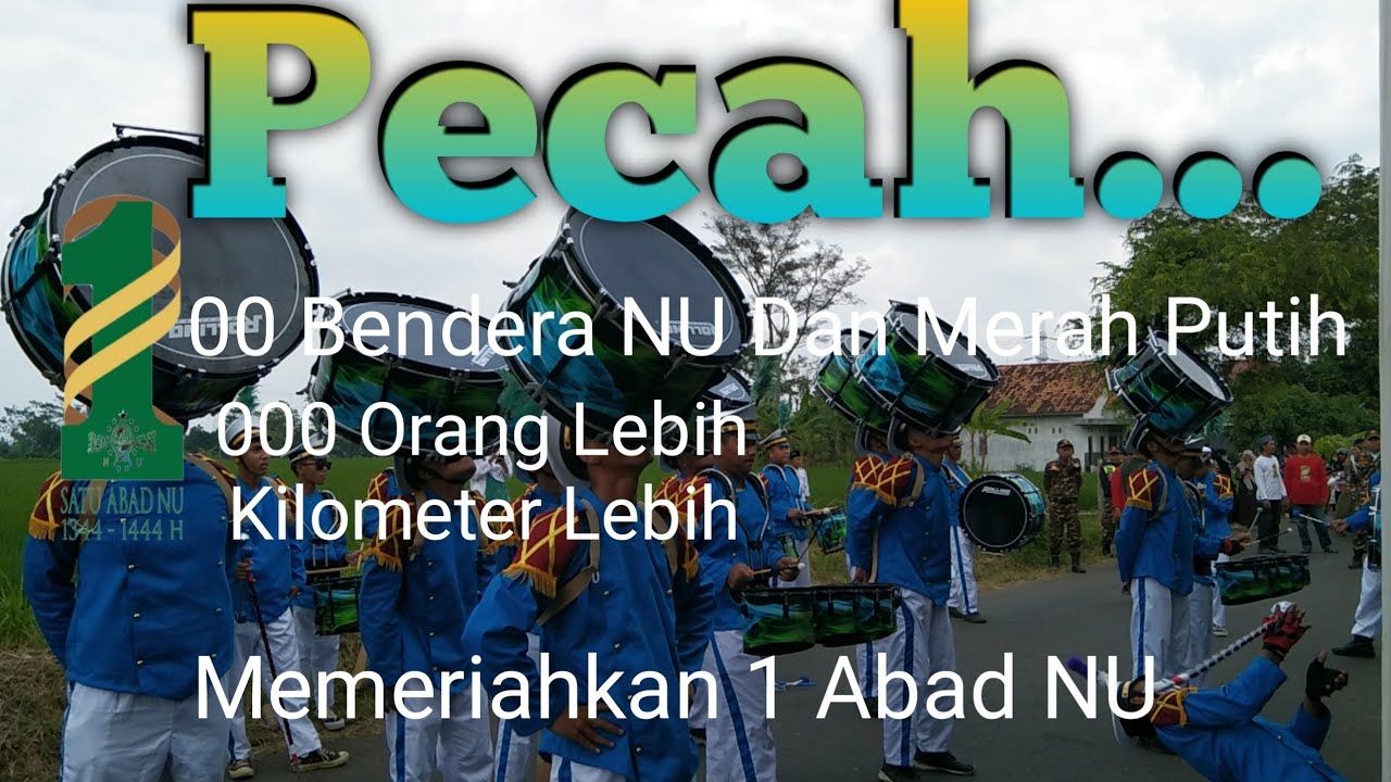 1000 Santri ,Ikut Pawai 1 Abad NU Se.Kecamatan Karangdadap Kab.Pekalongan Terbaru 02 2023