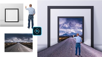 Creative photo manipulation 2024 - Photoshop manipulation tutorial - Frame illusion