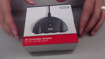 Unboxing Nexilux Gamecube Adapter With Turbo and Home button for Switch, WiiU and PC