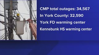 Thousands of Mainers without power after Monday storm