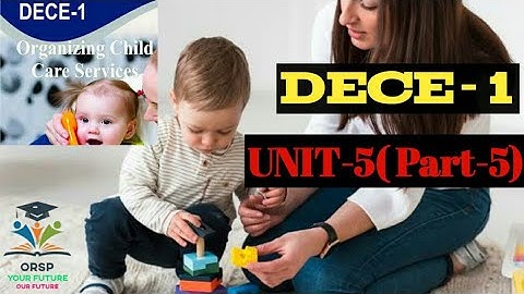 DECE1 Unit-5(Part-5)-IGNOU-ORSP