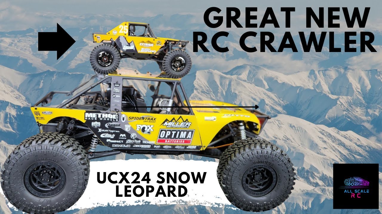 AWESOME NEW CRAWLER UDIRC UCX24 SNOW LEOPARD #arrmamojave #arrma