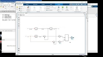 Mô phỏng hệ thống treo 1/4 trên xe và một bậc tự do Trên simulink mtalp