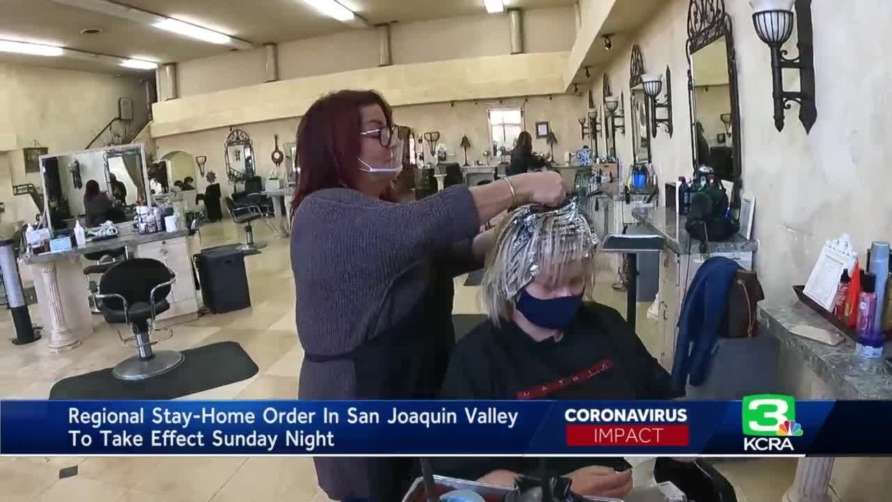 Hair & nail salons, outdoor dining ordered to shut down in San Joaquin