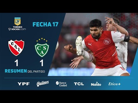 #TorneoSocios 1 Fecha 17 | resumen de Independiente - Sarmiento