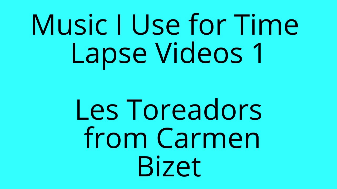 Time Lapse Music 1 YouTube