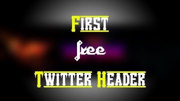 Free Twitter Header Template #1