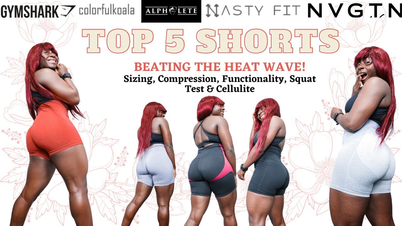 TOP 5 SHORTS  NVGTN Pro Shorts, Colorfulkoala Shorts, Gymshark