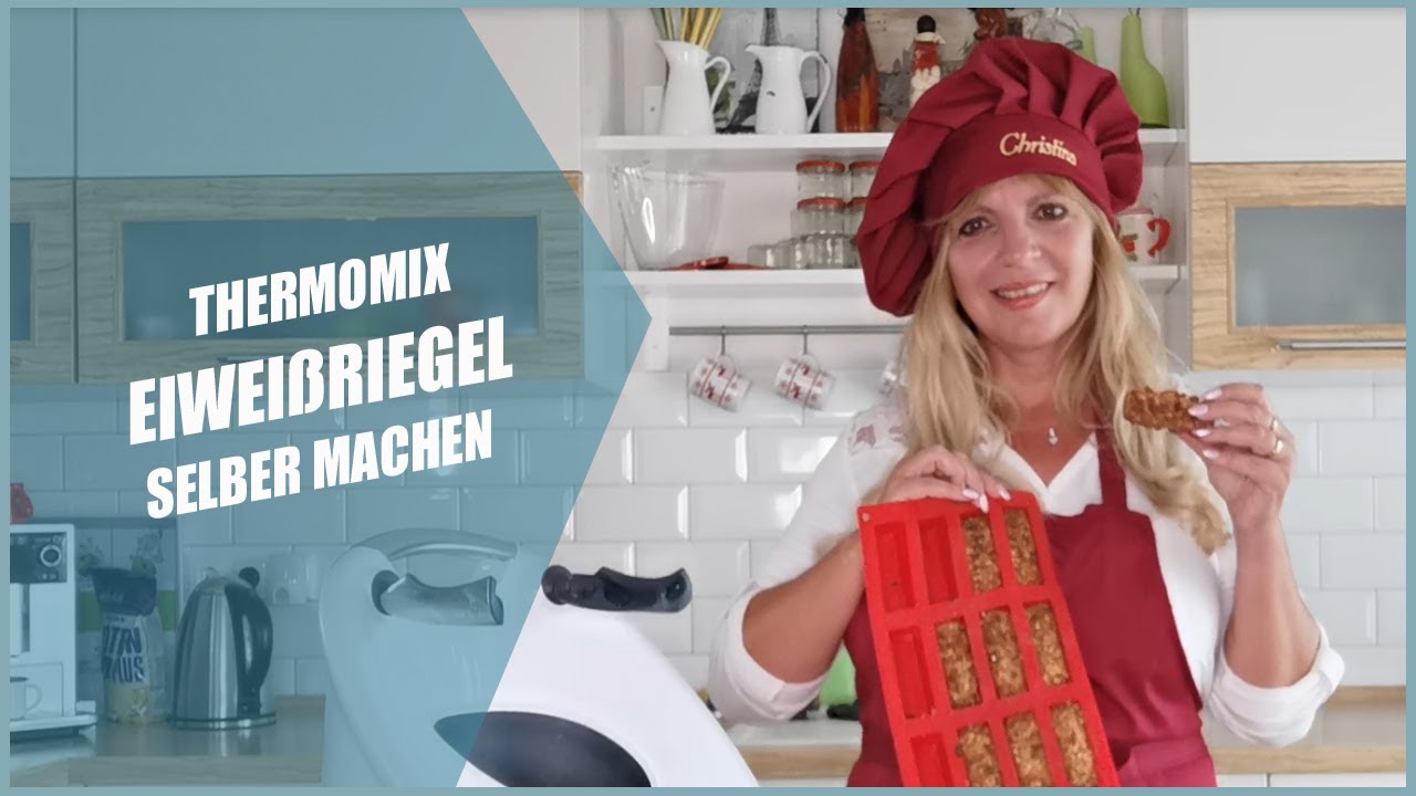 Eiweißriegel selber machen mit dem Thermomix®