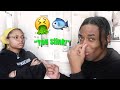 YOU SMELL LIKE FISH PRANK ON SISTER (SHE CRIED)