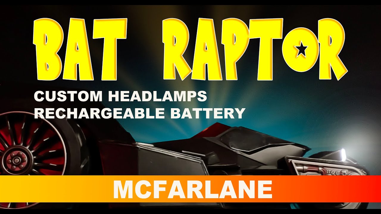 Custom Bat-Raptor Mcfarlane - YouTube