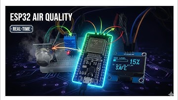 How to make an ESP32 Air Quality Monitor | Real-Time Gas, Temperature & Humidity | IoT project 🤯🤯