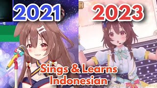 Korone Sings & Learns Indonesian Development 2021-2023 