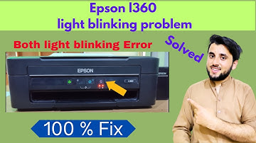 EPSON  L360 BOTH LIGHT BLINKING ERROR || SOLVED FOREVER || NEW METHOD IN #2024 #printer