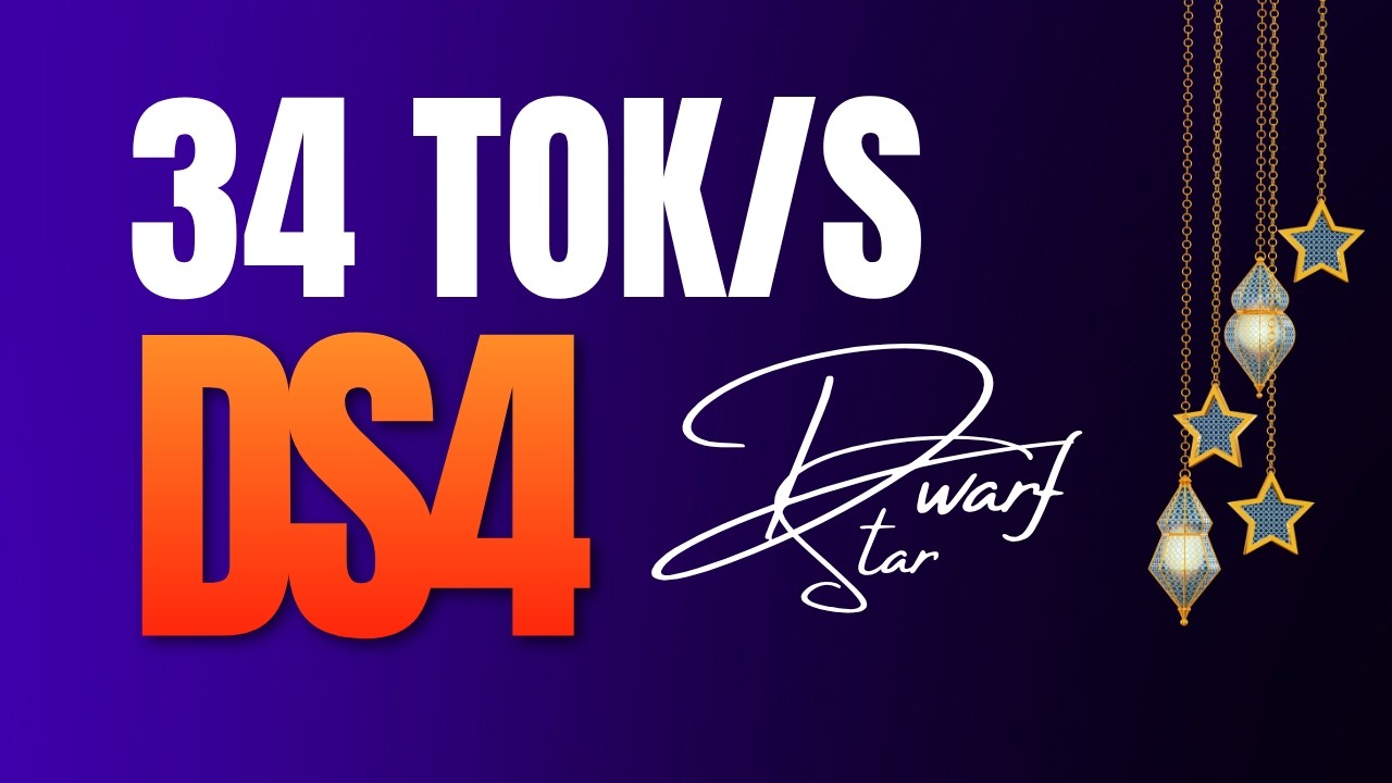 DwarfStar: Run DeepSeek V4 Locally with DS4 at 34 tok/s