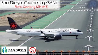 Plane Spotting Mix No Music San Diego International Airport Lindbergh Field KSAN
