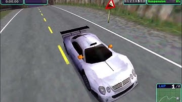 NFS High Stakes: Mercedes CLK-GTR from nfs3 with sounds!!