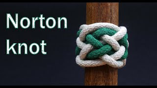 Norton knot- on a 5L4B turk's head knot