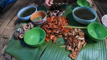 Thăm bẫy trong mưa vào buổi sáng, phiêu lưu ẩm thực