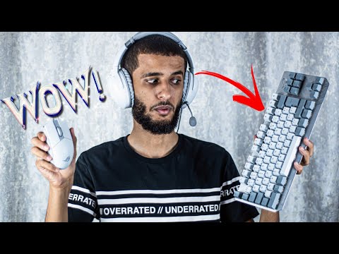 كيبورد ماوس و سماعة  رائعة من ايزوس    