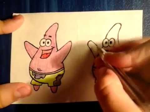 Видео: Как да нарисуваме Патрик на етапи