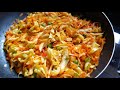 The best cabbage recipe/How to make the best fried cabbage/ How to cook cabbage/Cabbage stirfry