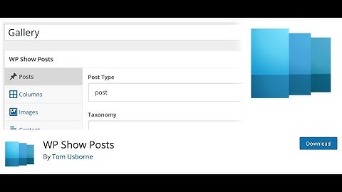 ✅ WP SHOW POSTS WORDPRESS PLUGIN TUTORIAL