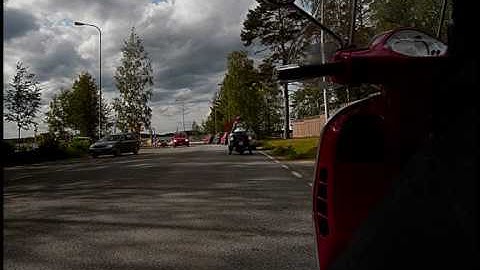 Another Time Lapse Vespa Ride in Kuopio