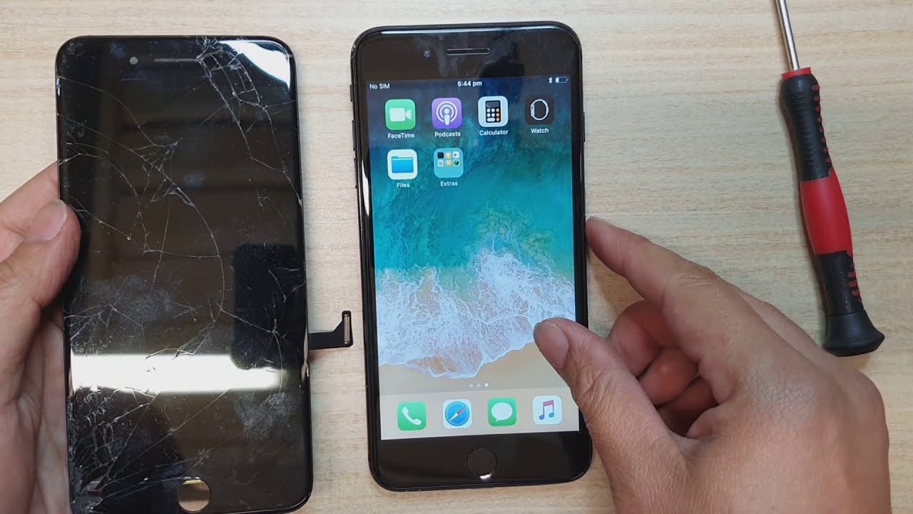 How To Replace Broken Screen In Details For Iphone 7 Plus | 2020 Update -  Youtube