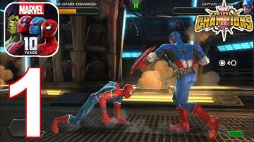 Marvel Contest Of Champions - Gameplay Walkthrough Part 1 - Tutorial (Android,IOS)