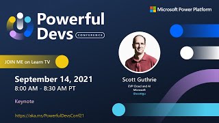 Devs Conference Keynote with Scott Guthrie