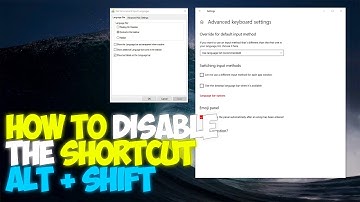 How To Disable Shortcut ALT + SHIFT | No More Language/Keyboard Layout Switching | Windows 10 | 2025