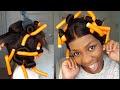 how to put curls without heat (styling bob wig) ft beaufox hair