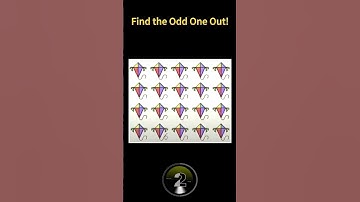 How good are your eyes? Find the Odd One Out! A Visual Challenge #brainteaser #visualpuzzle #eyetest