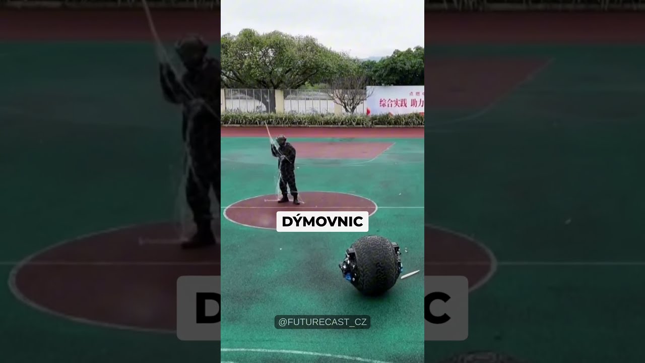  Na Testuje Policejn Ho Robota Rotunbot RT G Robotick Ochr Nce Nebo Hrozba Robot